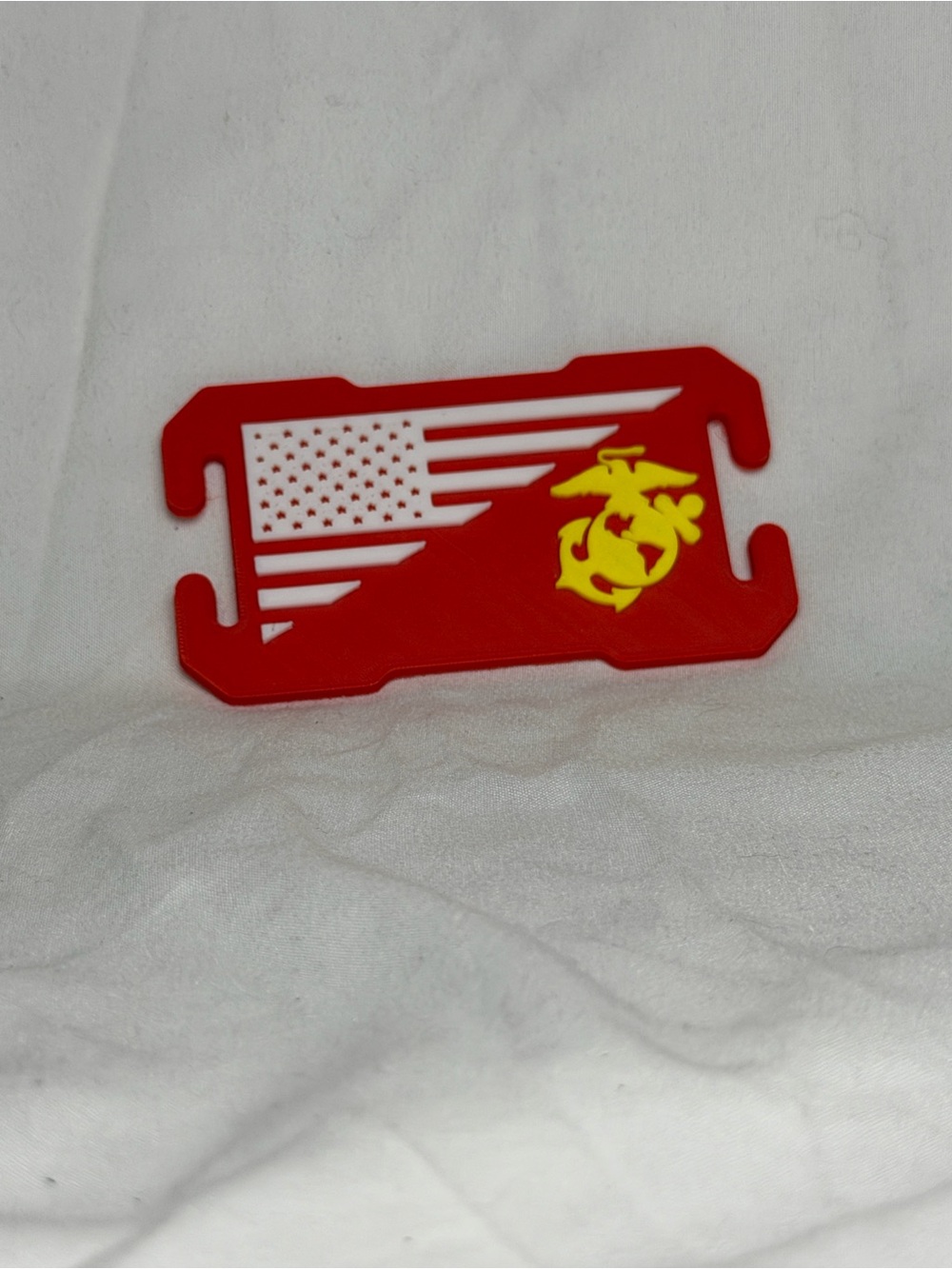 Red U.S. Marine Corps Molle Buckle